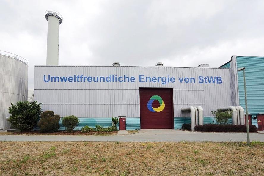 Außenansicht vom Heizkraftwerk